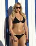 Iskra Lawrence Bikini Photoshoot - Beach in Miami, FL July 2